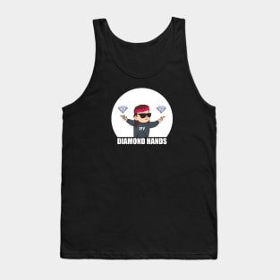 Reddit Wallstreetbets WSB Diamond Hands Day Trader Stock Market Options Tank Top